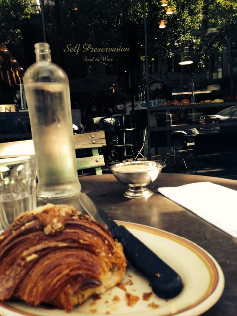 Best almond croissant in Melbourne.  Yum.