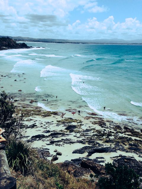 That's the BAY and those dots are surfers - look close!