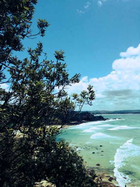 Surfers on the Bay beach
