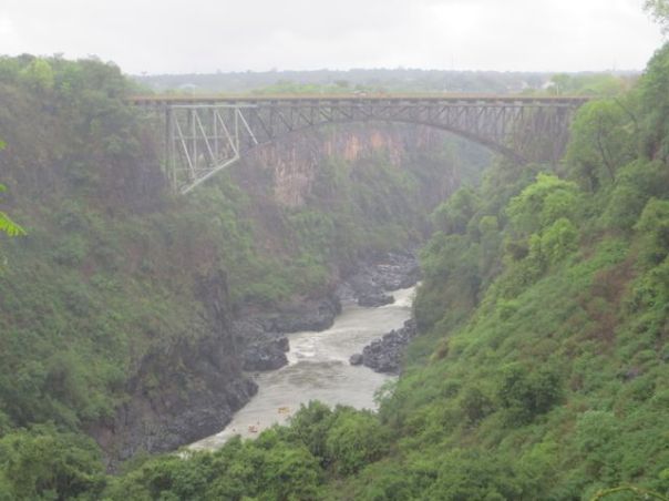 This is the bridge that connects Zambia and Zimbabwe.
