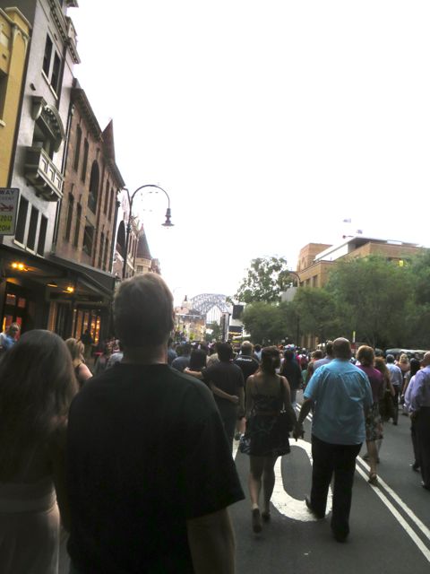 Us following the crowds on NYE