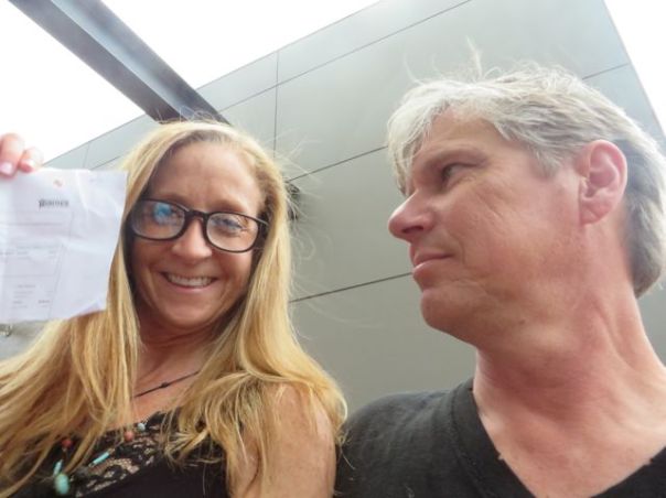 Someone lost their ticket!