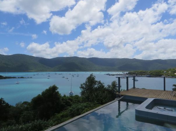 View from my dipping pool toward Shute Harbour