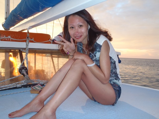Su, from Bejing. She gets the Highest Achievement award, because she discovered her love of scuba diving on this trip and it was wonderful to watch her explode with excitement! 