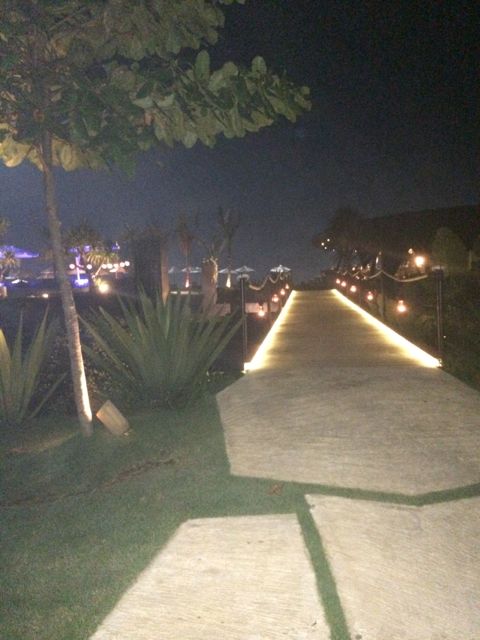 Same bridge but night view