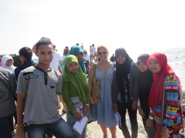 Very adorable group of students interviewed me for their school assignment.