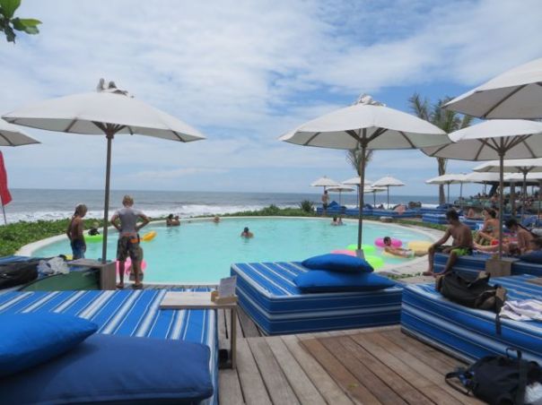 Pool beds...perfect snooze spot.