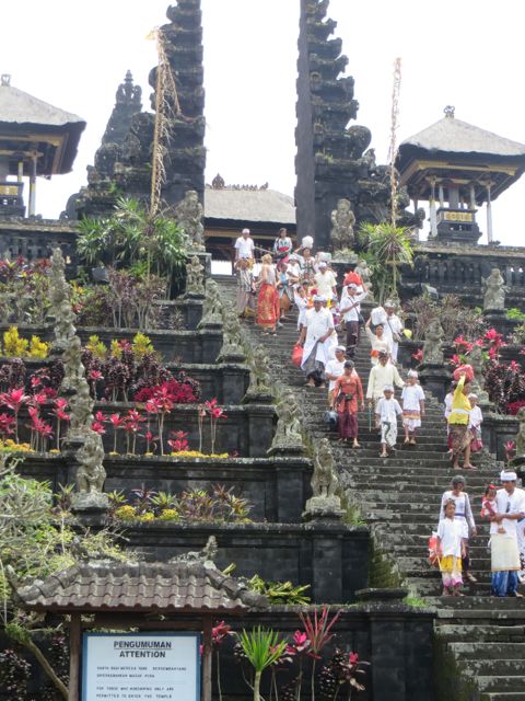 Celebration at Besakih Temple