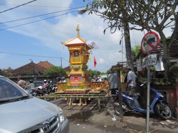 This is a cremation - there is an actual body in there that will be burned.