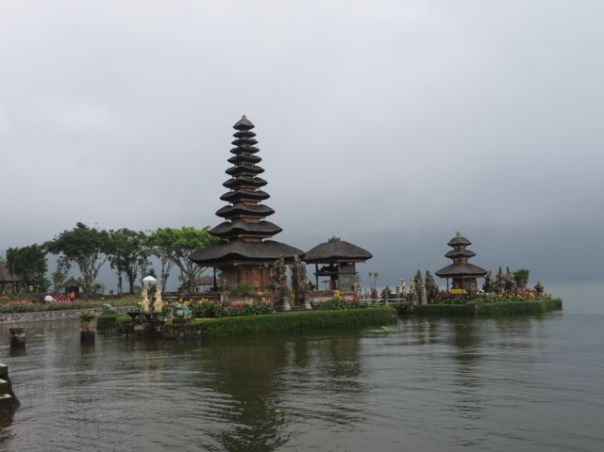 Ulan Danu, floating on Beratan Lake.