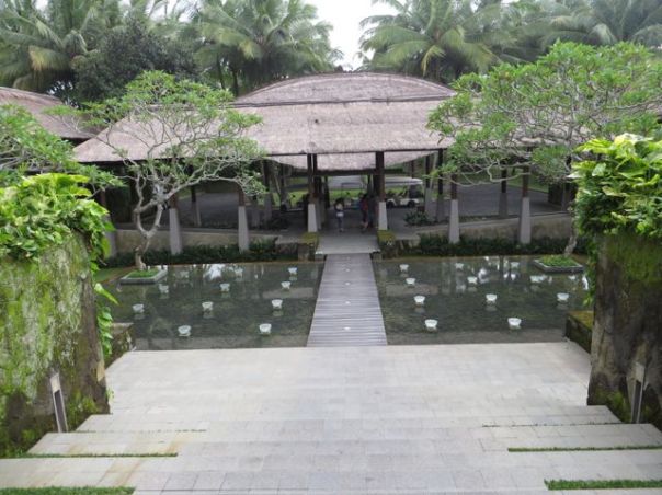 The entrance to Maya Ubud Spa and Resort