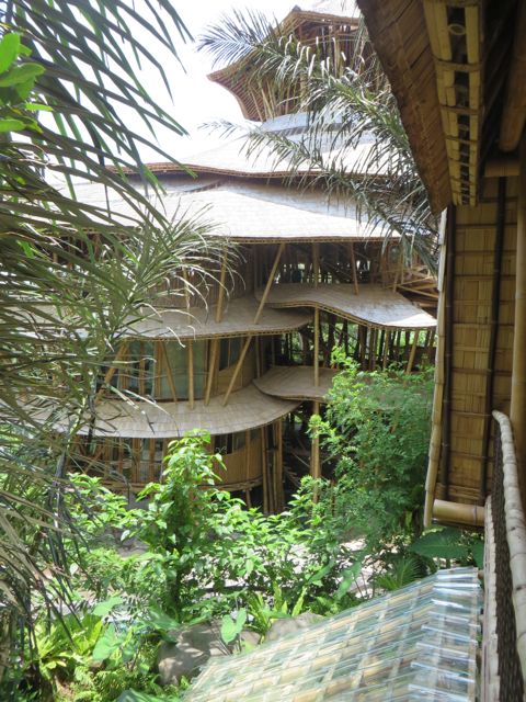 From my balcony at the guest house, next door