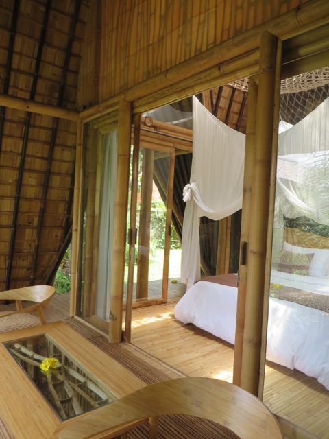 From the balcony looking in.