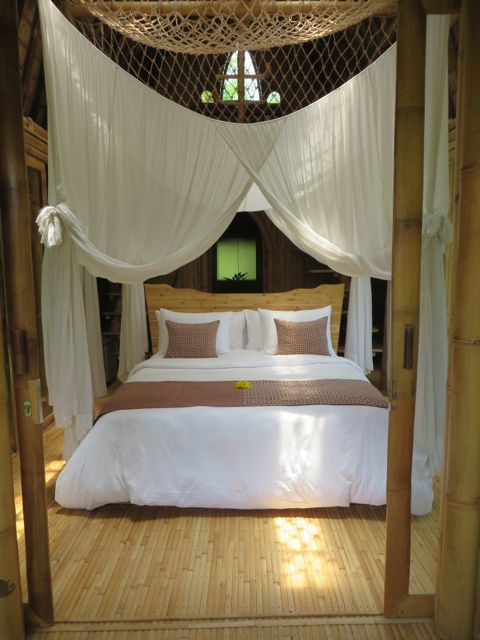Guest house bed.