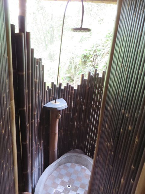And outdoor shower