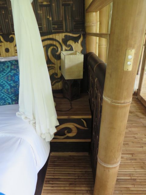 Detail of bed and night tables.