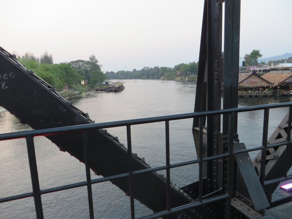 View from the Bridge - my hotel is right past that dock on the left.