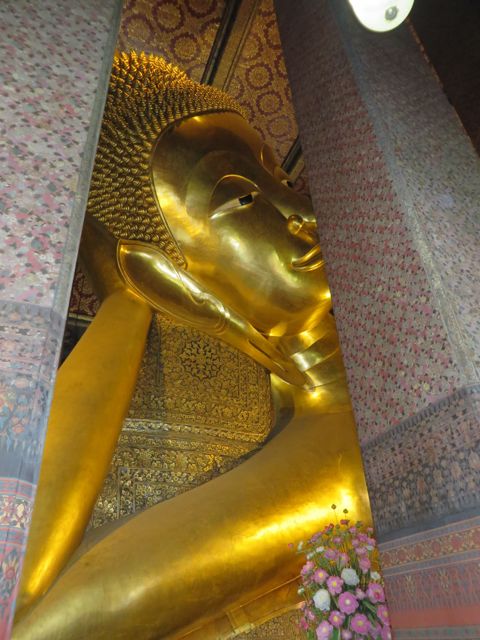 As we walk down the length of him, we can glimpse different angles