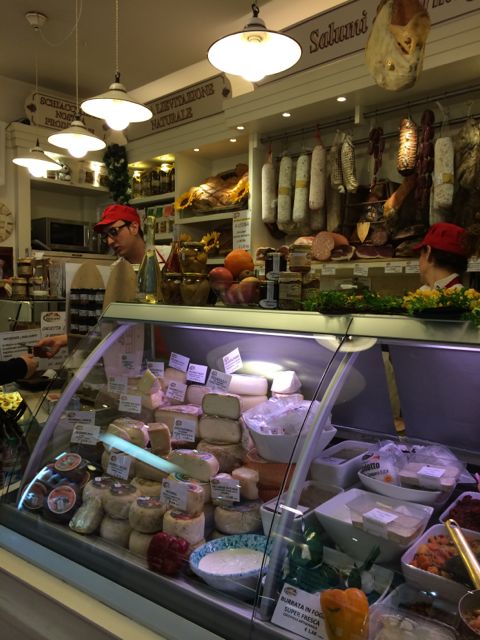 Always a massive selection of cheeses and meats.