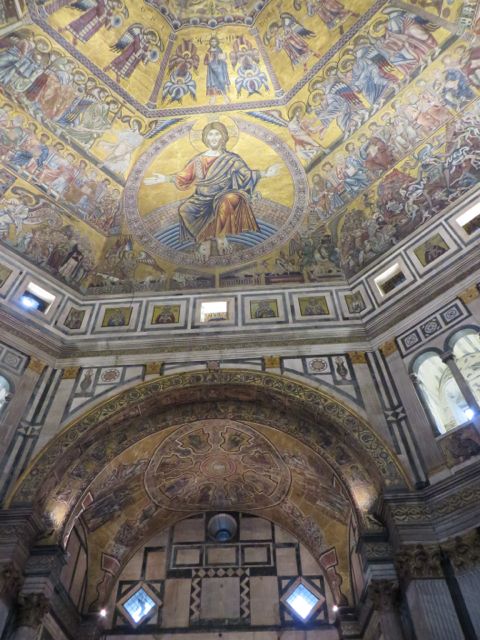 Inside the Baptistery