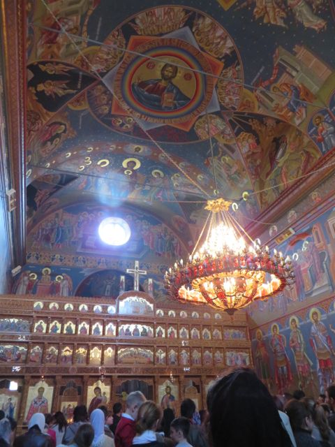 It is completely painted so spectacularly in this gorgeous blue!