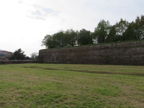 Looking back outside the walls...