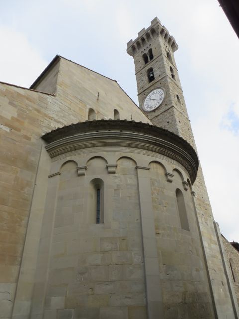The church in the square.