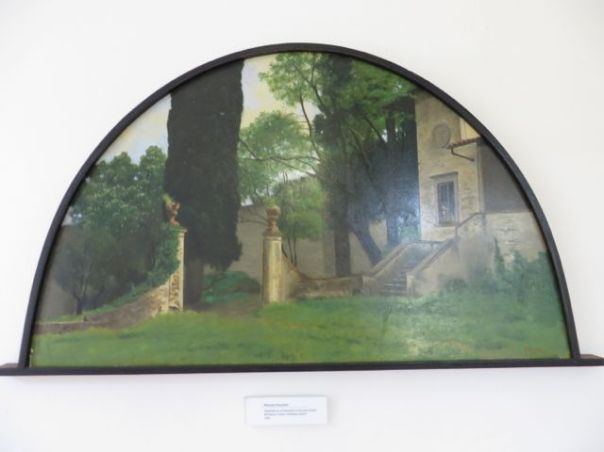 These are more recent pieces, painted by various artists and they hang throughout the halls of the Villa Bardini.