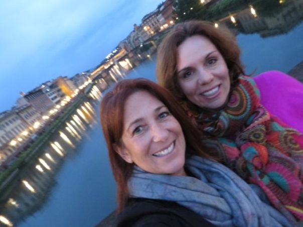 Two happy ex-step-sis-in-laws!!