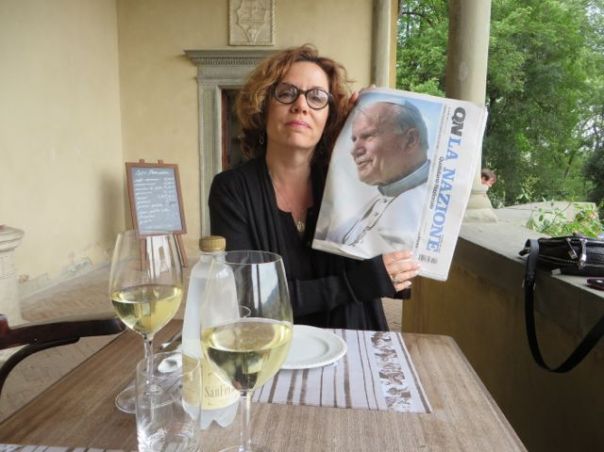 Kim finds that two popes are being coronated (?) at St. Peter's the day before we arrive, and there will be 1 million people at the Vatican to witness it.  Hmmm...timing is everything.