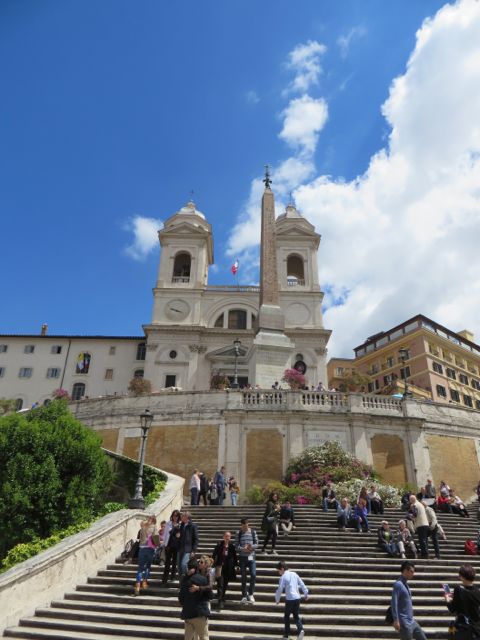 There is a church at the top...