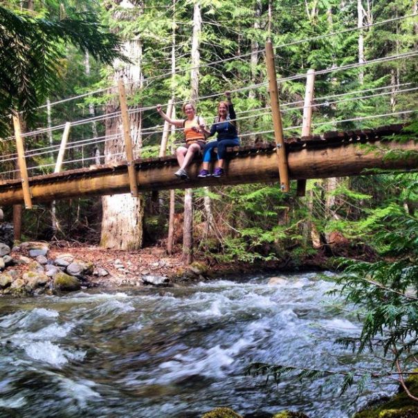 Sandra & me, just hangin'