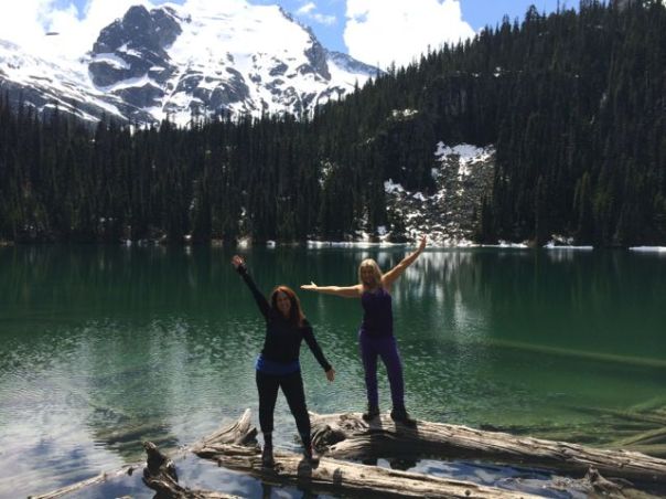 That's us just being goofy..